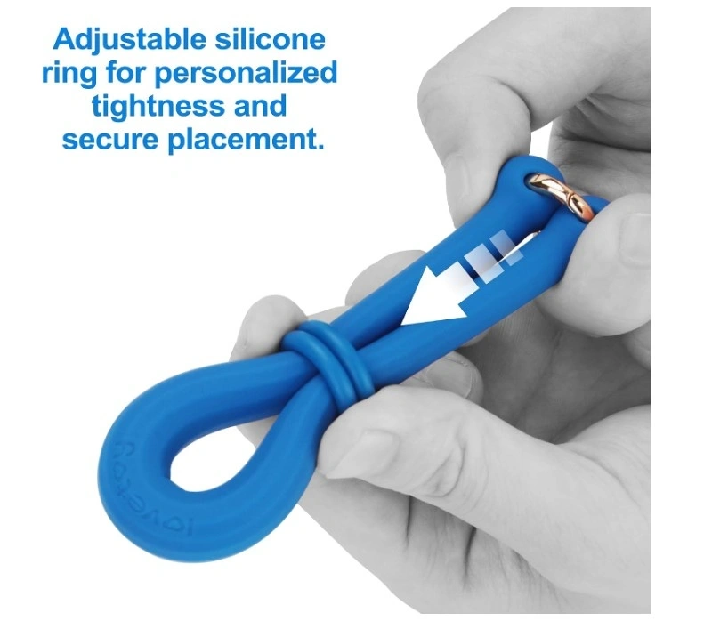 Inel Dublu de Penis Pinnacle Pro Anyfit Plus, Silicon, Albastru, #5, Erotic24.ro