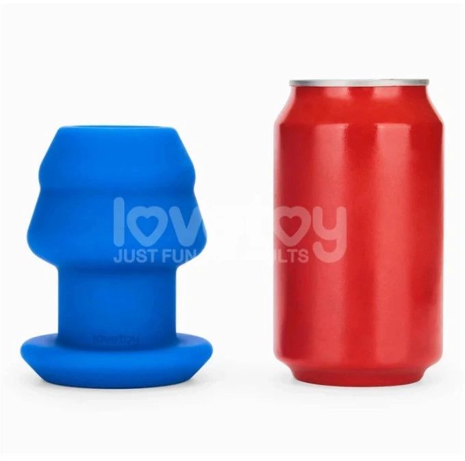 Dop Anal Pinnacle Pro Bulge Peeper cu Dop, Silicon, Albastru, 10.5 cm, #6, Erotic24.ro