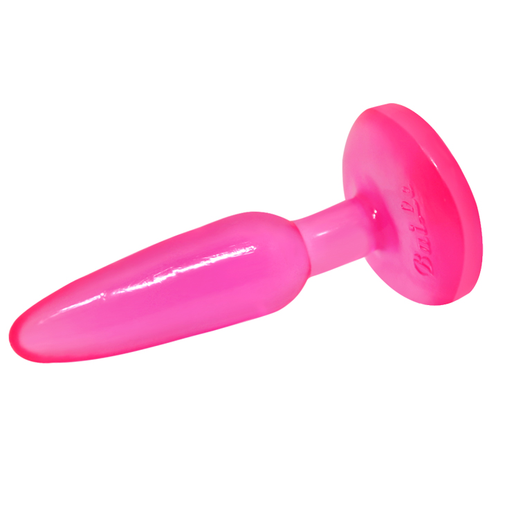 Dop Anal cu Ventuza, PVC, Roz, 14 cm