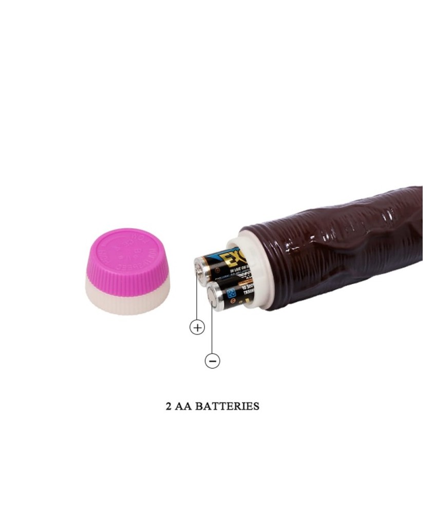 Vibrator Waves of Pleasure, Multispeed, PVC, Maro, 19.5 cm, Nr. 3, Erotic24.ro