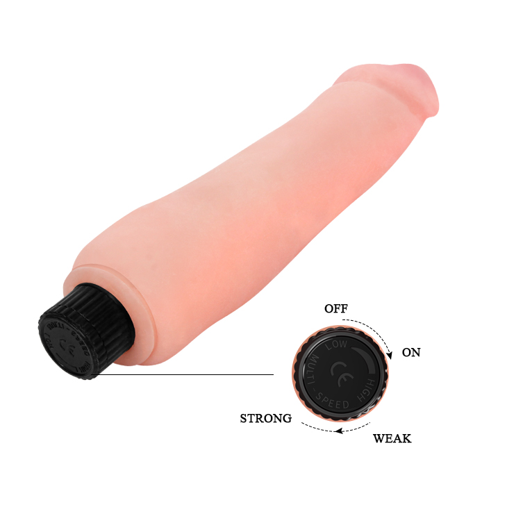 Vibrator Realist Cyber Vibe Multispeed Natural 24 cm, #4, Erotic24.ro