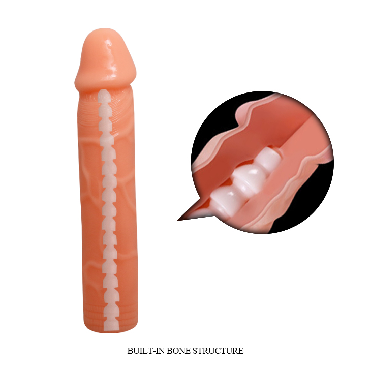 Dildo Realist Bendable, TPR, Natural, 18.8 cm, #4, Erotic24.ro