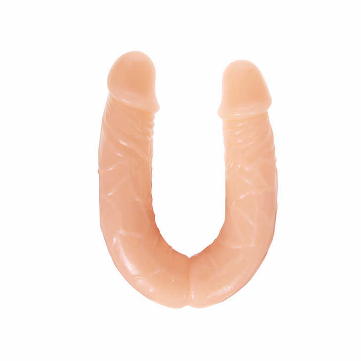 Dildo Realist Double Dones, Natural, 37 cm , #2, Erotic24.ro