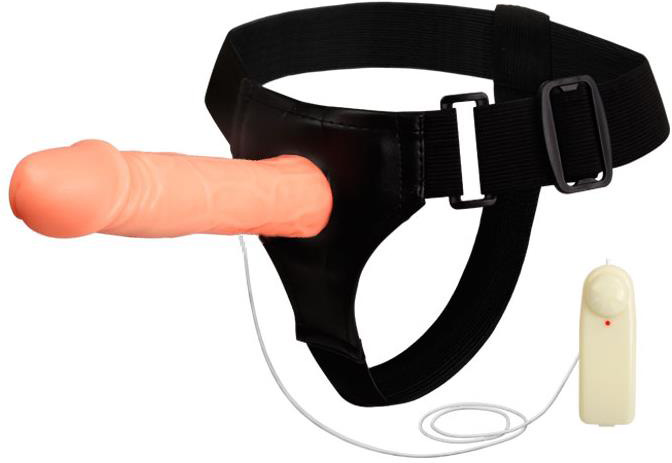 Strap-on Jessica Multispeed Natural, #2, Erotic24.ro