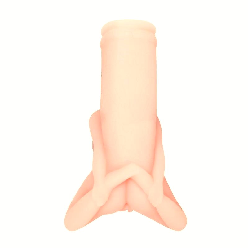 Masturbator Realist cu Vibratii si Rotatii, TPR, Natural, 20 cm, #8, Erotic24.ro