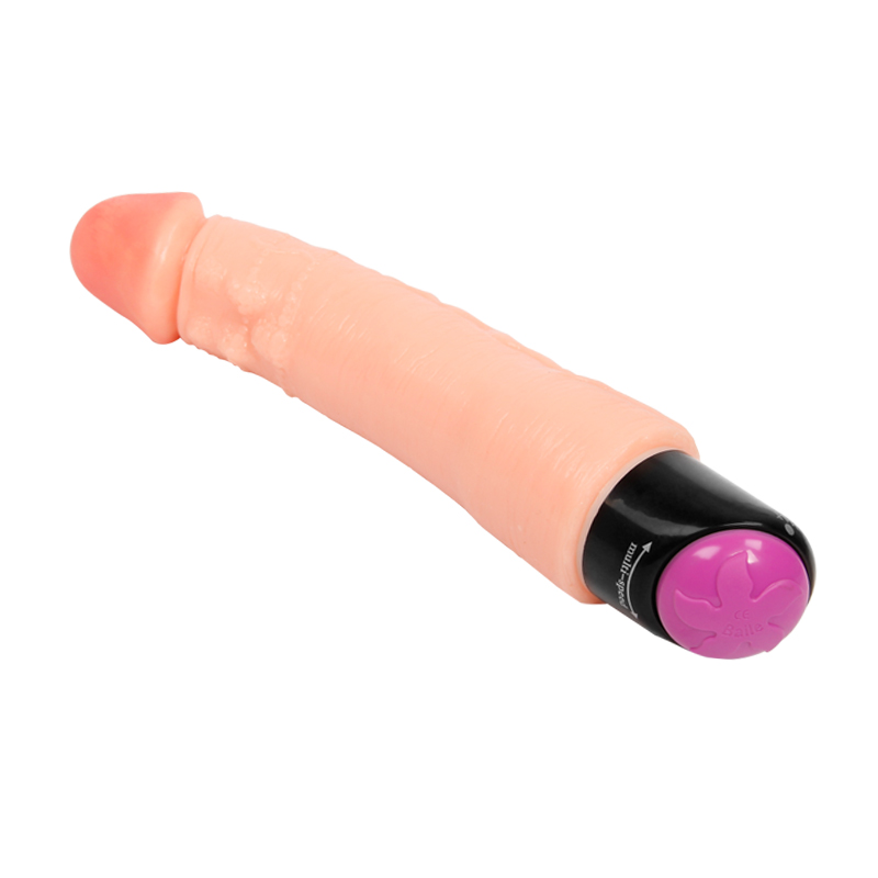 Vibrator Summer Night, Multispeed, TPR, Natural, 25 cm, #4, Erotic24.ro