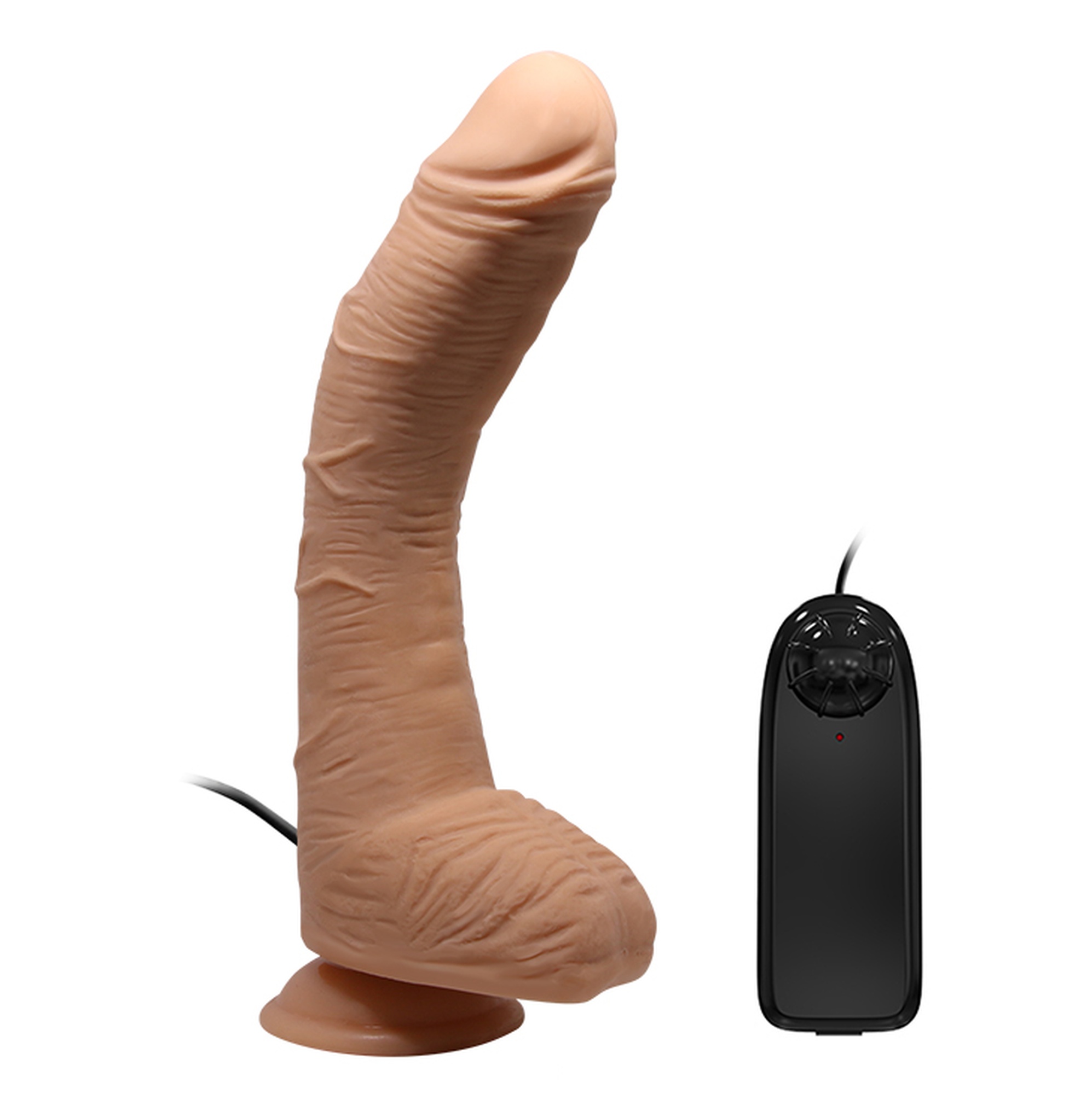 Vibrator Realist Multispeed Beautiful Alex LifeLike Skin, Natural, 28 cm, #2, Erotic24.ro