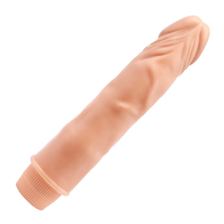 Vibrator Realist Dwarf, Multispeed, TPR, 21.5 cm, Natural, Nr. 3, Erotic24.ro