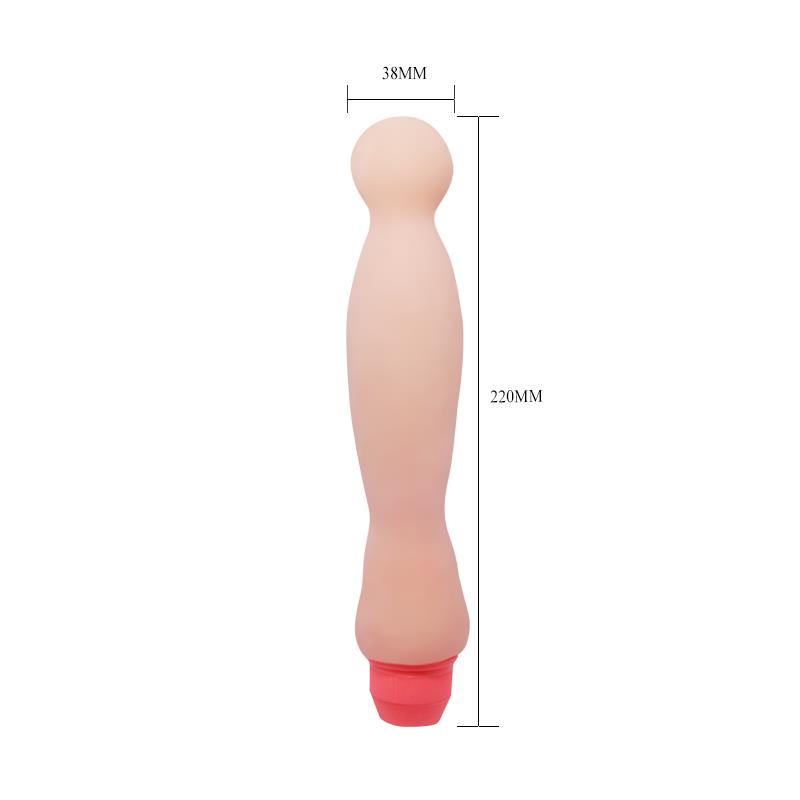 Vibrator Multispeed Flexible Sensual Spine, Natural, 22 cm, #3, Erotic24.ro