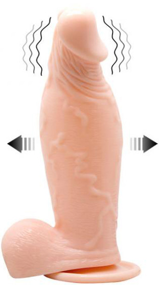 Vibrator Gonflabil Multispeed 18.5 cm , #5, Erotic24.ro