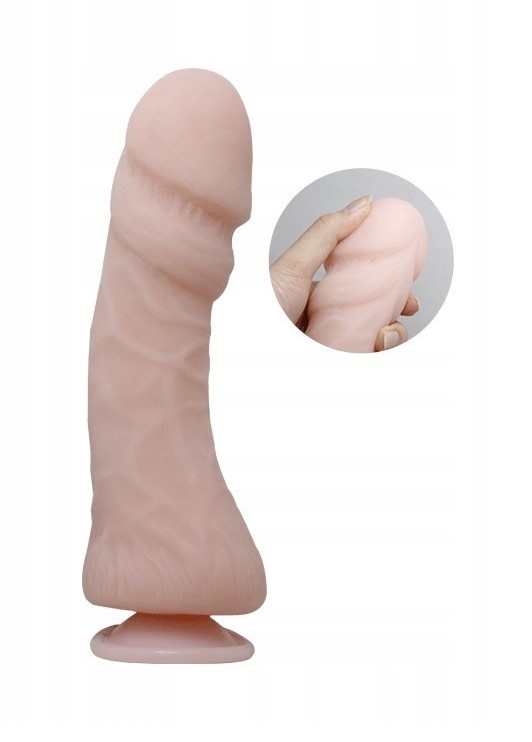 Vibrator Realist Multispeed The Big Penis Natural 24 cm, #2, Erotic24.ro