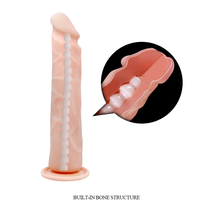 Dildo Realist Alcmene Bendable Soft Skin, Natural, 25 cm, Nr. 3, Erotic24.ro