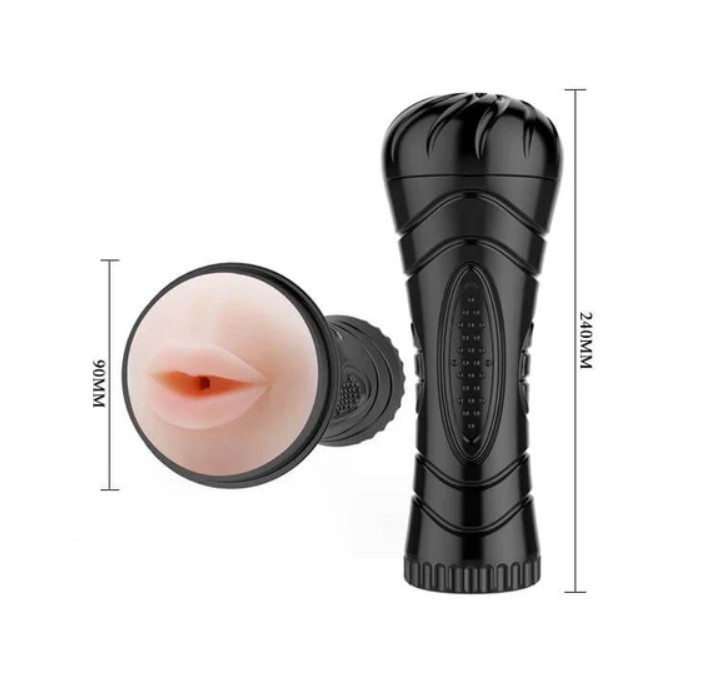 Masturbator Baby Realistic Mouth, TPR, Natural, 24 cm, Nr. 6, Erotic24.ro