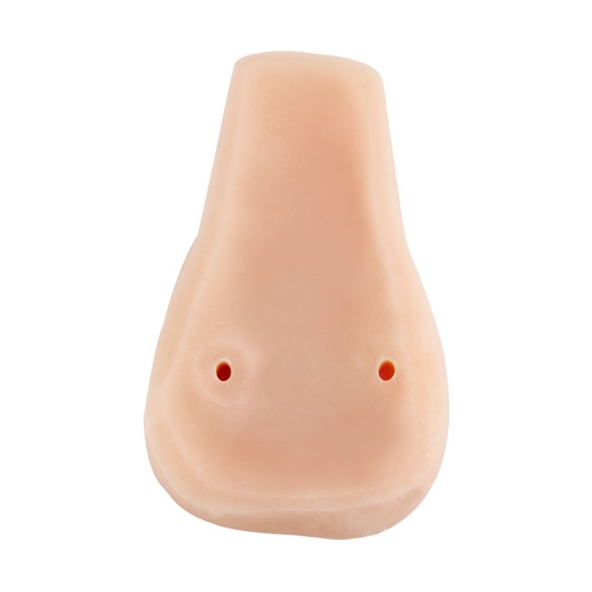 Masturbator Pussy&Ass cu Vibratii Multispeed, TPR, Natural, 18 cm, #4, Erotic24.ro