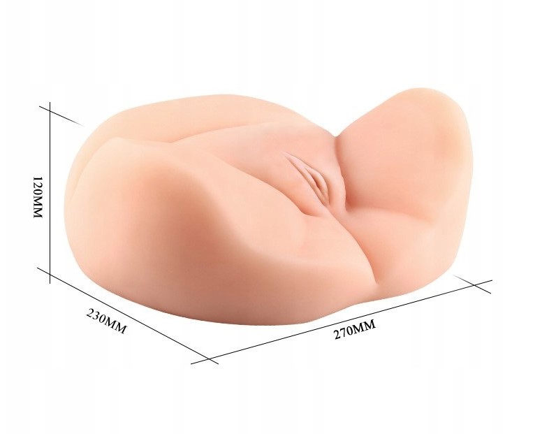 Masturbator Realist Jessica Marie cu Vibratii, TPR Life-Like, Natural, 2.9 kg, #6, Erotic24.ro