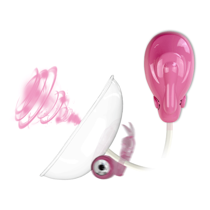 Pompa Automata Clitoris Intimate Cup, 10 Viteze Vibratii, TPR, Roz, #3, Erotic24.ro