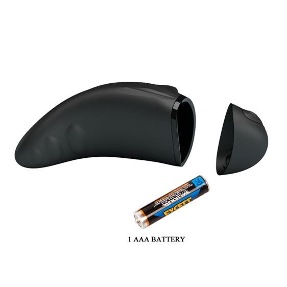 Stimulator Wearable Teaser 10 Moduri Vibratii Silicon Negru 10.5 cm, #3, Erotic24.ro