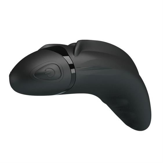 Stimulator Wearable Teaser 10 Moduri Vibratii Silicon Negru 10.5 cm, #6, Erotic24.ro