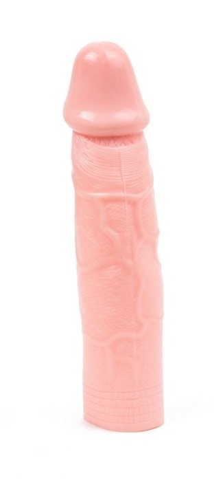 Prelungitor Realist Penis + 6 cm, TPR, Natural, #1, Erotic24.ro