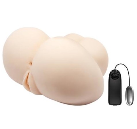 Masturbator Cyber Vagina&Ass, Multispeed, TPR, Natural, 1.5 kg