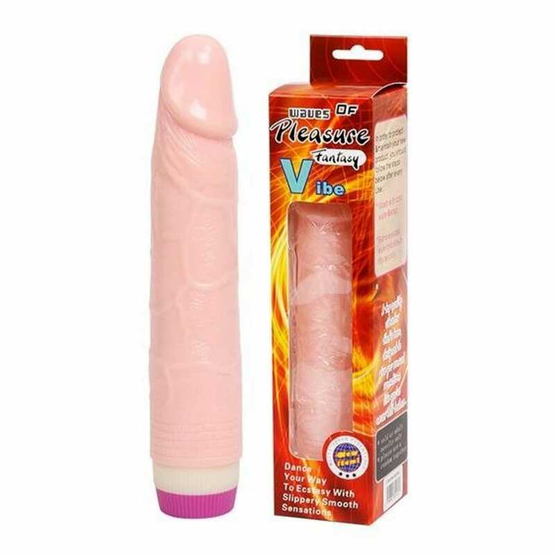 Vibrator Multispeed Classic Vibe Waves of Pleasure, Natural, 21.5 cm, #1, Erotic24.ro