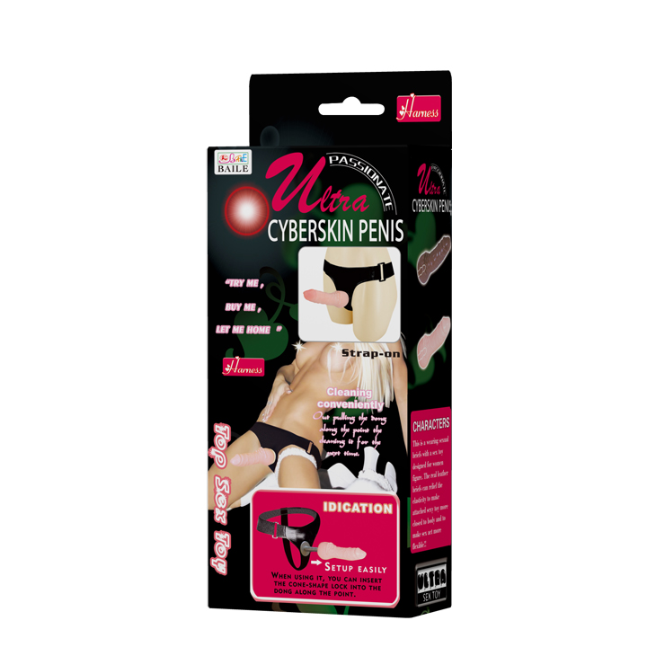 Strap-on Ultra Passionate Cyberskin Penis, Natural, 16 cm, Nr. 7, Erotic24.ro