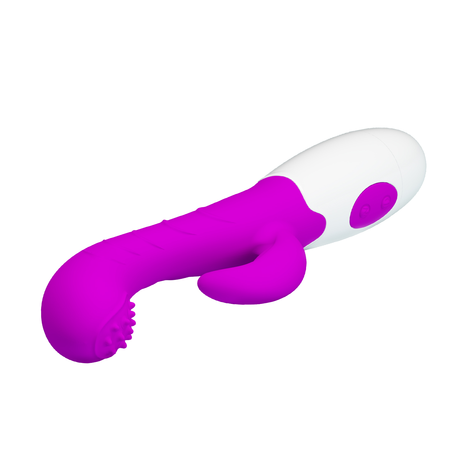 Vibrator Iepuras Arthur, 7 Moduri Vibratii, Silicon, Mov, 20 cm, #3, Erotic24.ro