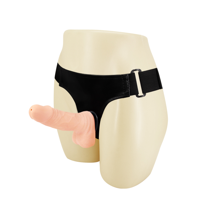 Strap-on Passionate Harness Dildo Realist, TPR, Natural, 15 cm, #2, Erotic24.ro