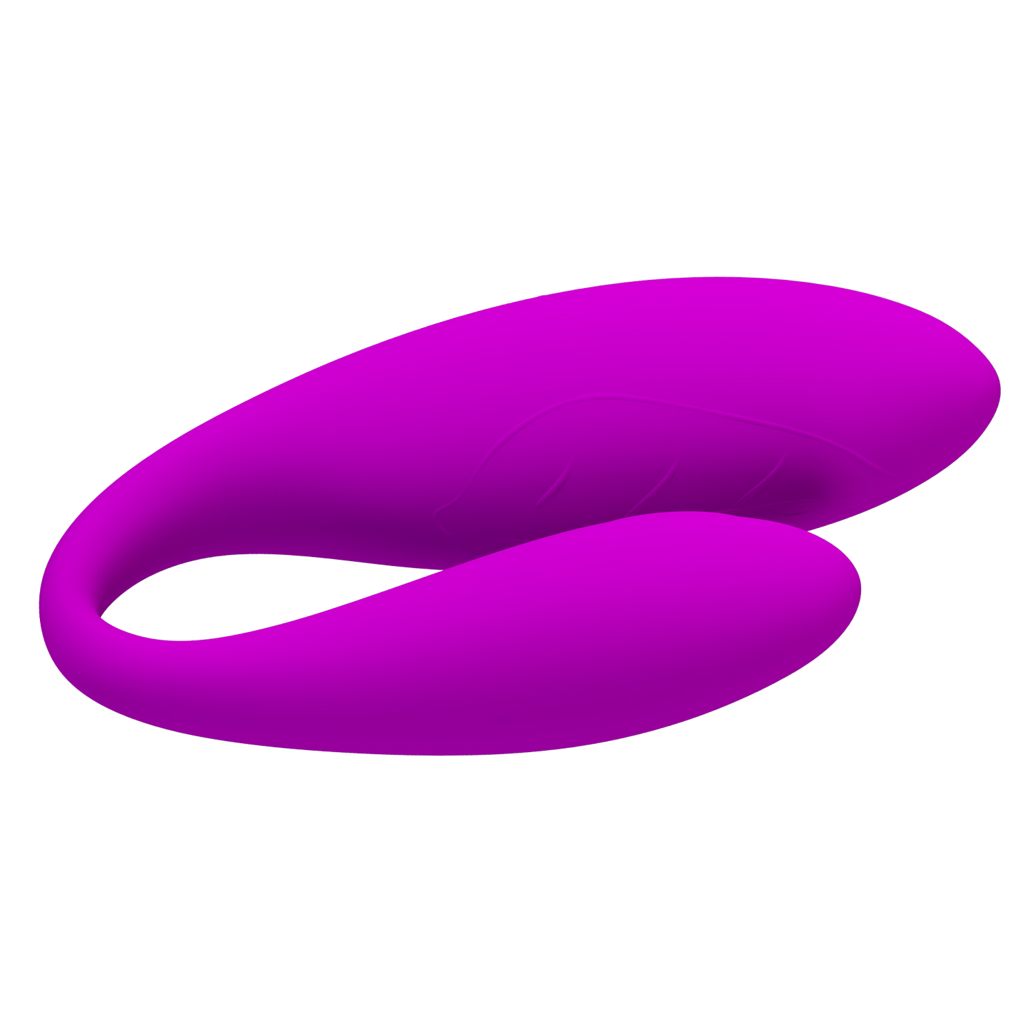 Vibrator Cuplu Chad Remote Control, 30 Moduri Vibratii, Silicon, USB, Mov, #6, Erotic24.ro