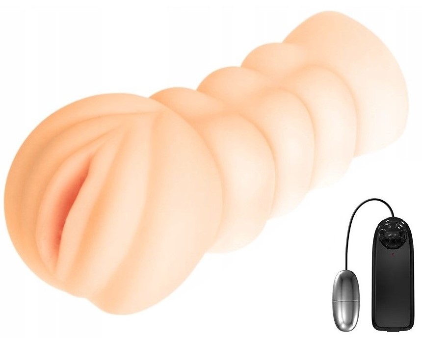 Masturbator Realist cu Glont Vibrator, M in SexShop KUR Romania