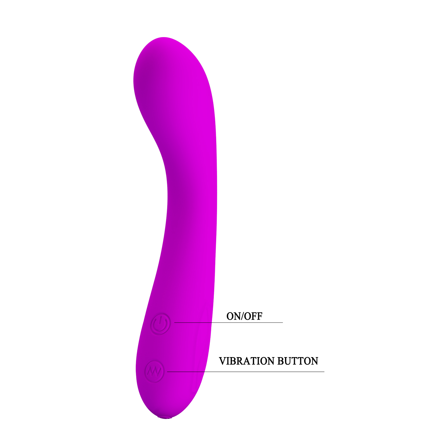 Vibrator Pretty Love Tony, 30 Moduri Vibratii, Silicon, Mov, 15.5 cm, Nr. 7, Erotic24.ro