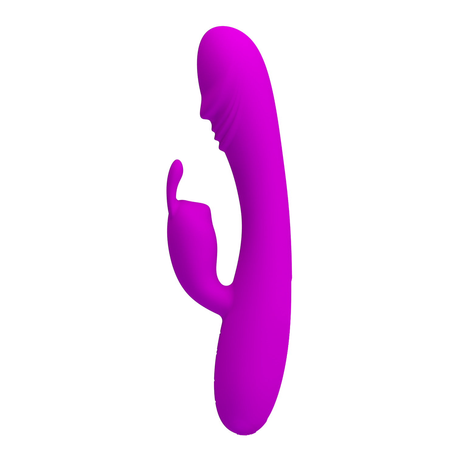 Vibrator Iepuras Hunter, 30 Moduri Vibratii, Silicon, USB, Mov, 17 cm, Nr. 3, Erotic24.ro