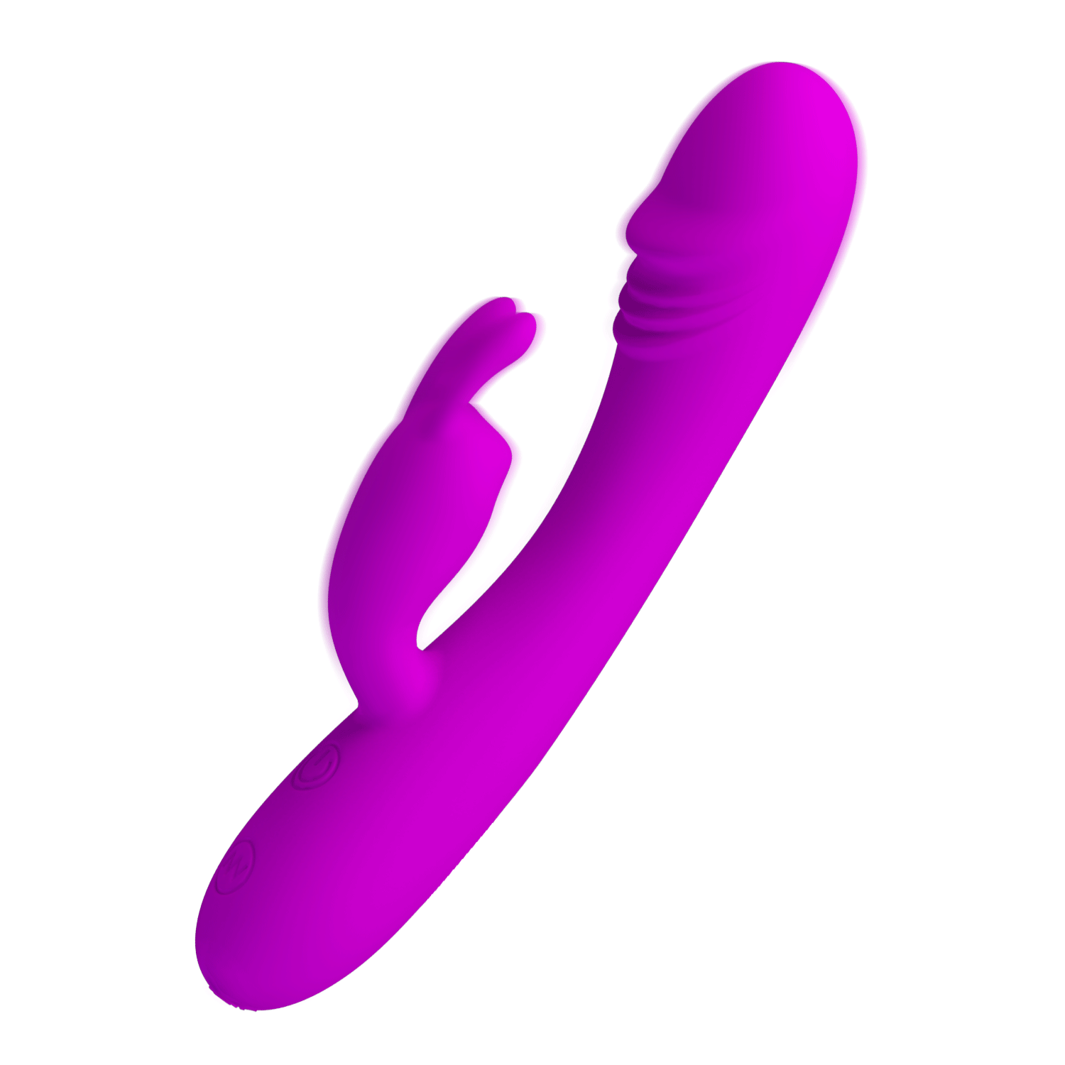 Vibrator Iepuras Hunter, 30 Moduri Vibratii, Silicon, USB, Mov, 17 cm, Nr. 6, Erotic24.ro
