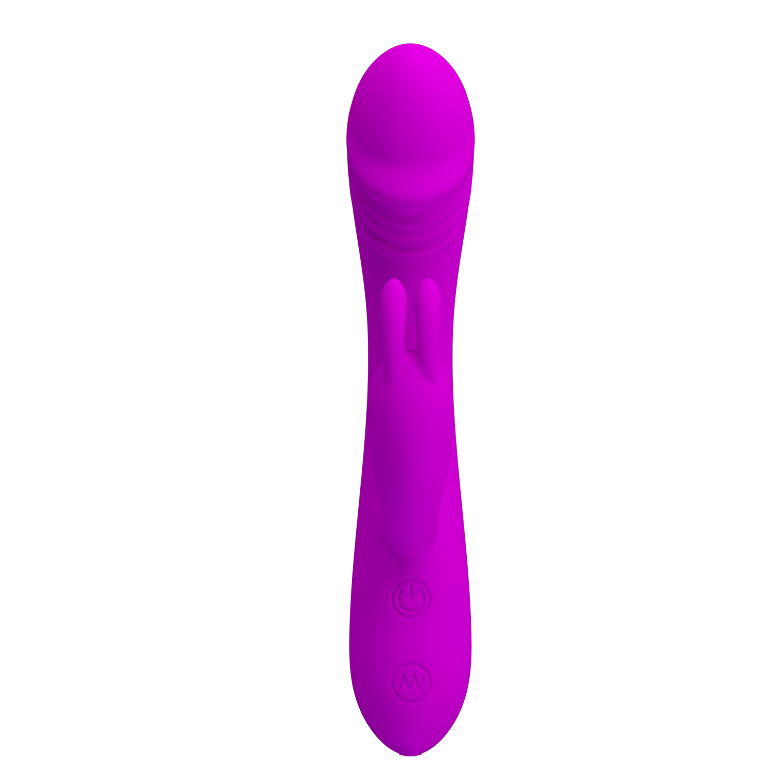 Vibrator Iepuras Hunter, 30 Moduri Vibratii, Silicon, USB, Mov, 17 cm, Nr. 4, Erotic24.ro
