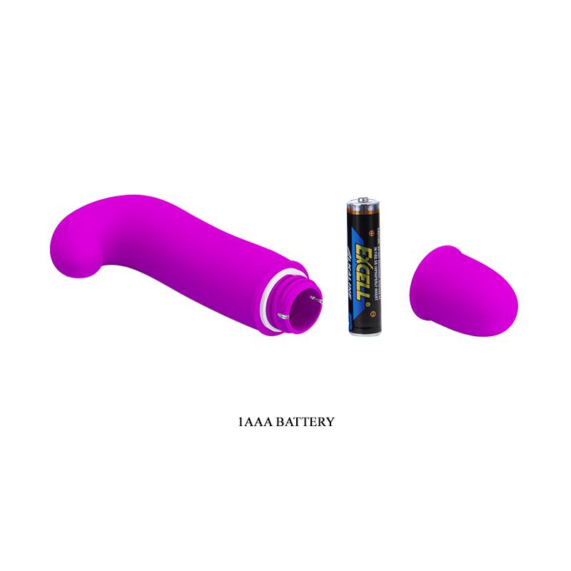 Mini Vibrator Dana 10 Moduri Vibratii Silicon Roz 10.5 cm, Nr. 6, Erotic24.ro