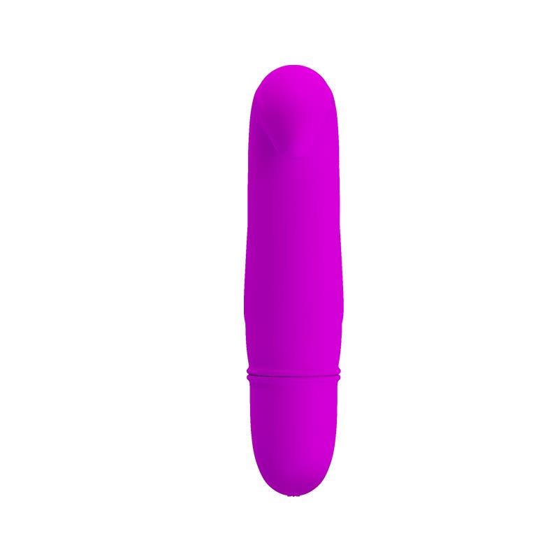 Mini Vibrator Dana 10 Moduri Vibratii Silicon Roz 10.5 cm, Nr. 2, Erotic24.ro