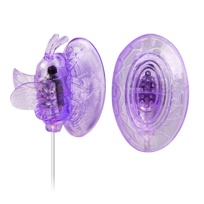 Pompa Butterfly Clitoris cu Vibratii Multispeed, Mov, #2, Erotic24.ro