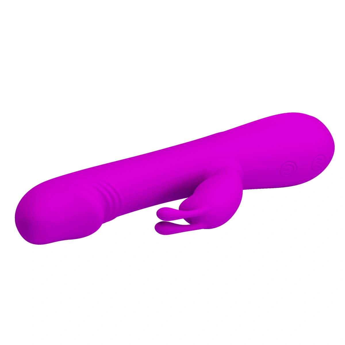 Vibrator Iepuras Clement, 30 Moduri Vibratii, Silicon, Mov, 21 cm, Nr. 3, Erotic24.ro
