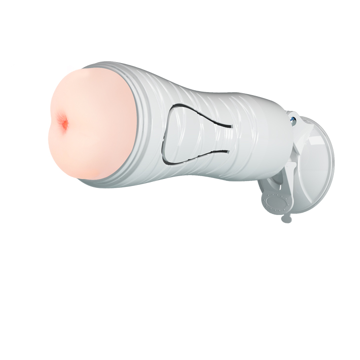 Masturbator Anus Flora cu Ventuza Crazy Bull, 12 Moduri Vibratii, TPR Life-Like, #4, Erotic24.ro