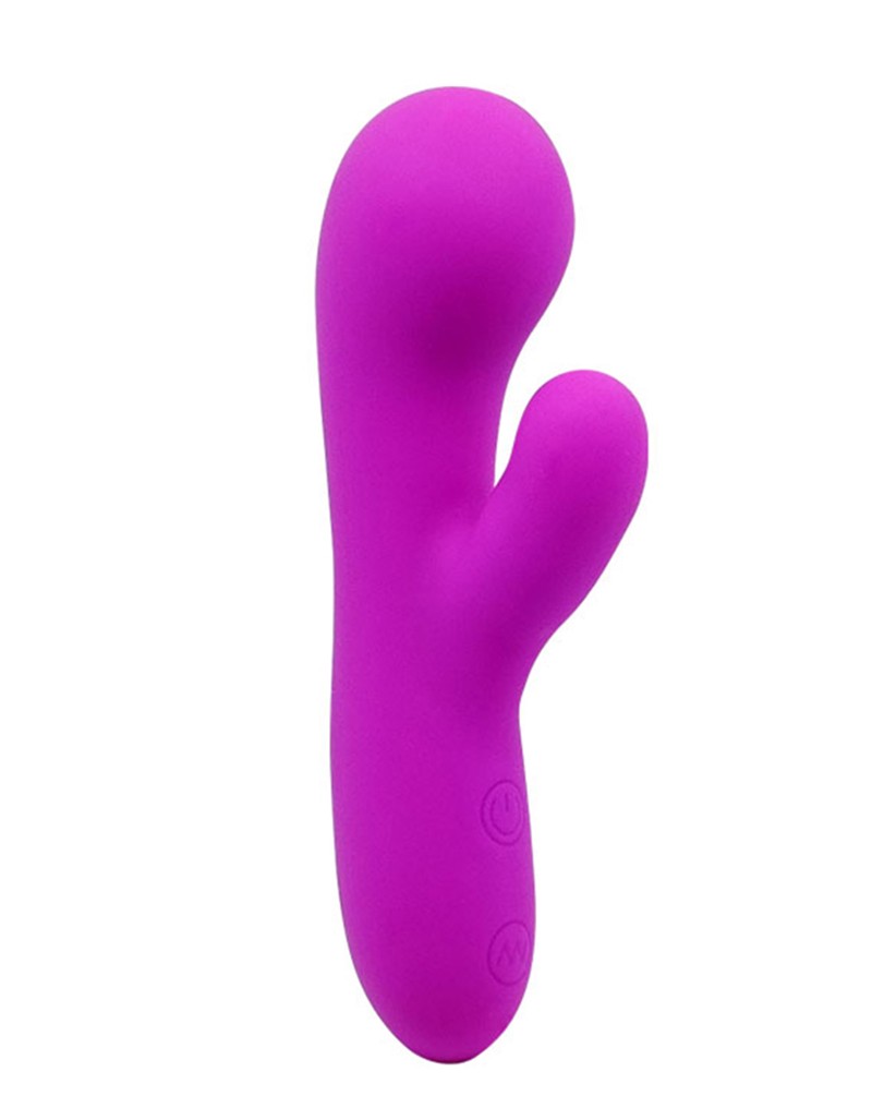 Vibrator Pretty Love Berger, 30 Moduri Vibratii, Silicon, USB, Mov, 14.5 cm, #2, Erotic24.ro