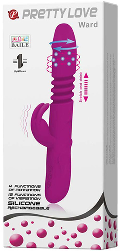 Vibrator iepuras Pretty Love 27 cm, Nr. 5, Erotic24.ro