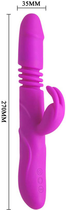 Vibrator iepuras Pretty Love 27 cm, Nr. 4, Erotic24.ro