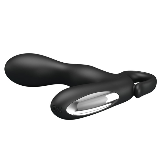 Stimulator Prostata Barrack 30 Moduri Vibratii, Silicon, USB, Negru, 14.2 cm, #3, Erotic24.ro