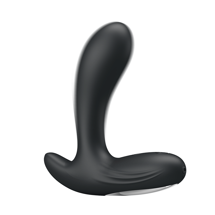 Stimulator Prostata Backie 30 Moduri Vibratii, Silicon, USB, Negru, 12.5 cm, #14, Erotic24.ro