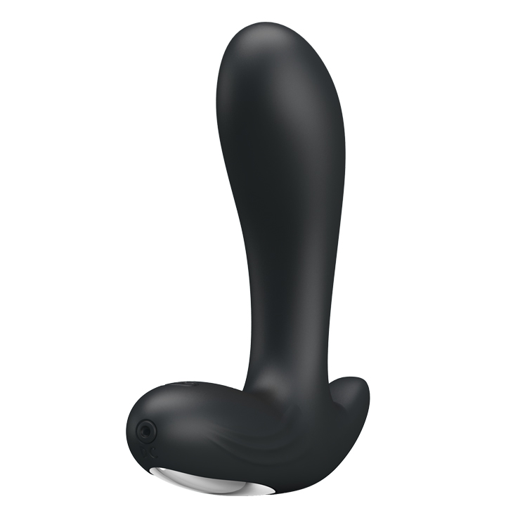 Stimulator Prostata Backie 30 Moduri Vibratii, Silicon, USB, Negru, 12.5 cm, #5, Erotic24.ro