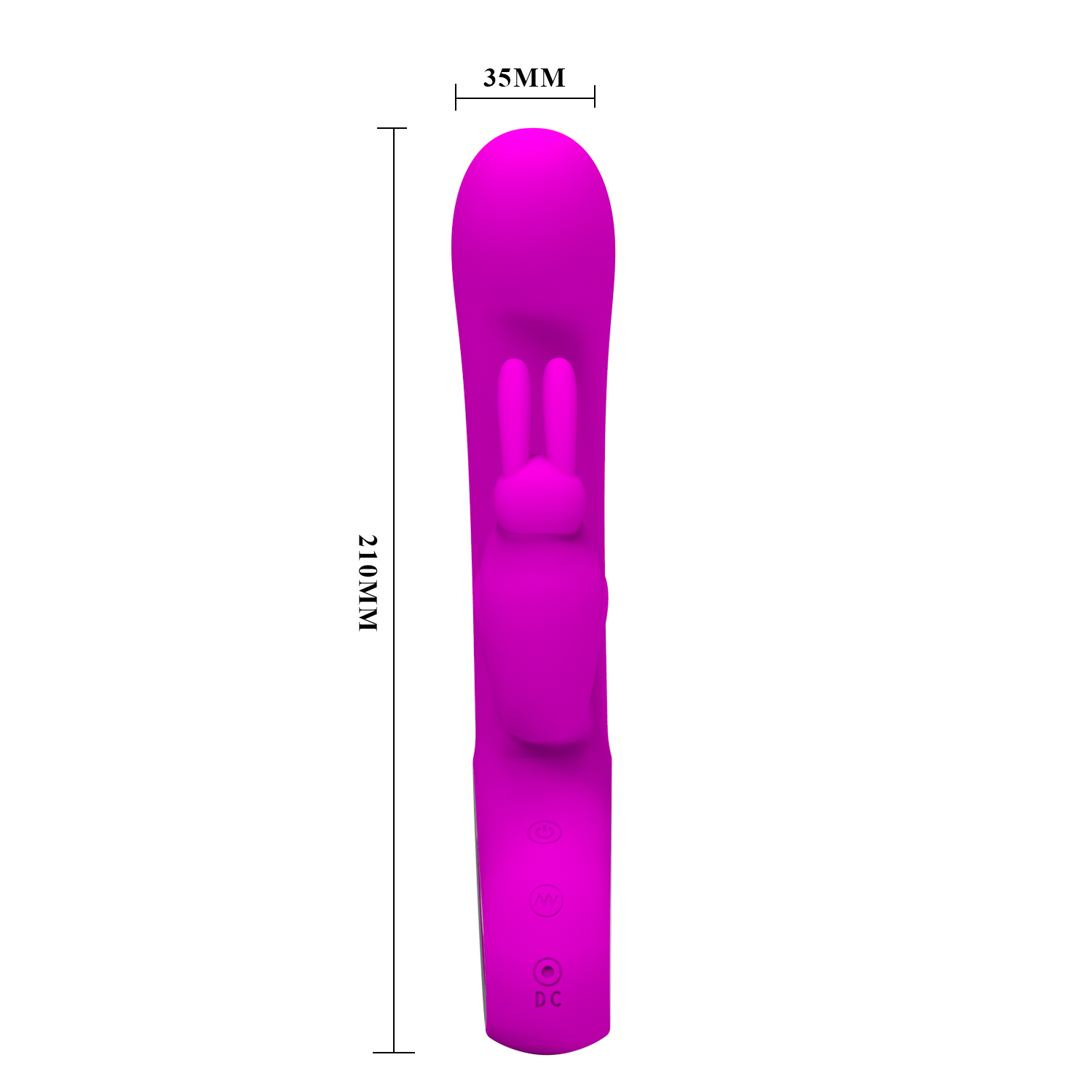 Vibrator Pretty Love Webb, 12 Moduri Vibratii, Silicon, USB, Mov, 21 cm, #7, Erotic24.ro