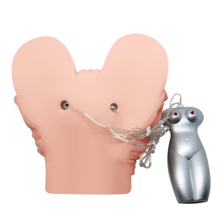 Masturbator Vagin&Anus Temptation Lady cu Vibratii Multispeed, TPR, 17 cm, #4, Erotic24.ro