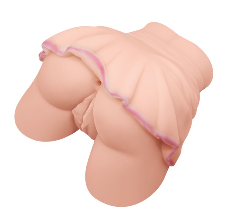 Masturbator Vagin&Anus Temptation Lady cu Vibratii Multispeed, TPR, 17 cm, #6, Erotic24.ro