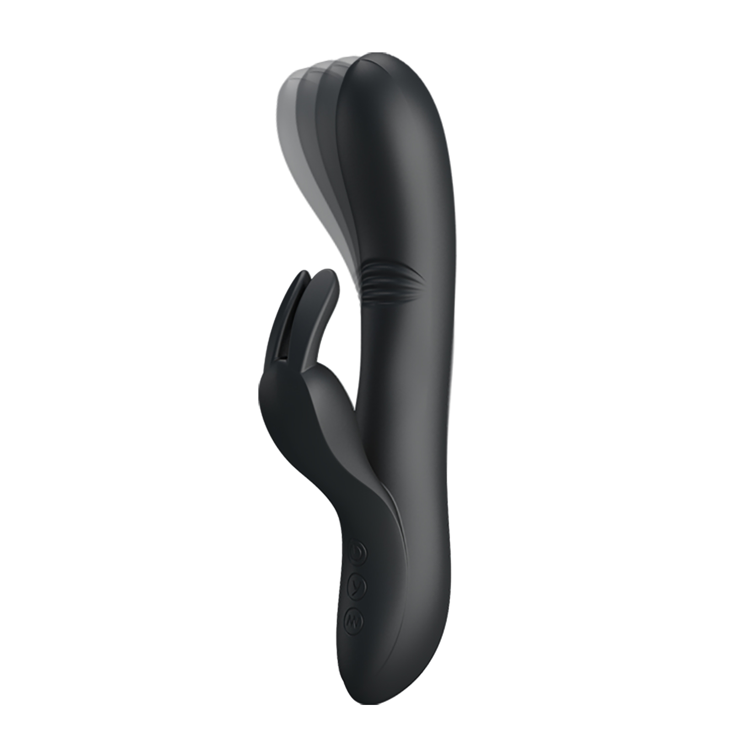 Vibrator Pretty Love Dylan, 7+4 Moduri Stimulatoare, Silicon, USB, Negru, 21 cm, #3, Erotic24.ro