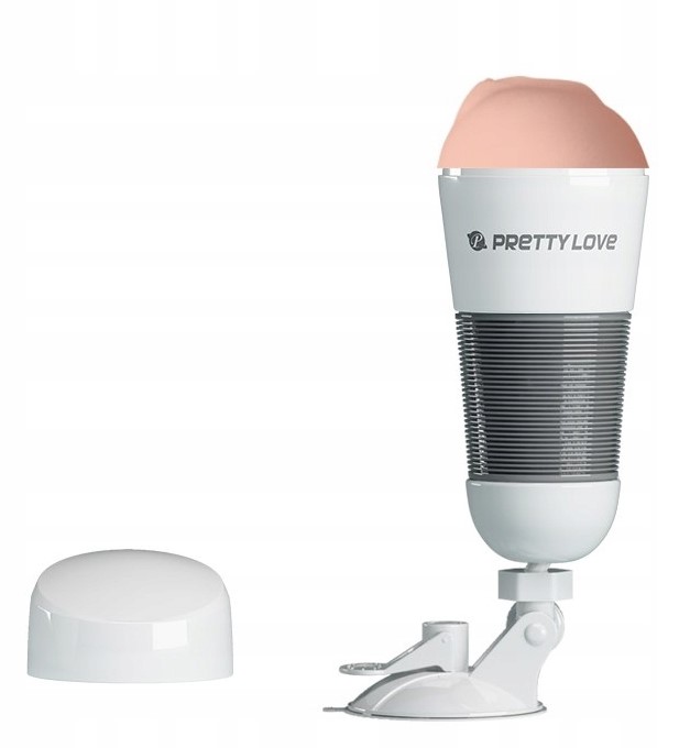 Masturbator Pretty Love Vagin Cup Hedy cu Ventuza, Alb, #5, Erotic24.ro